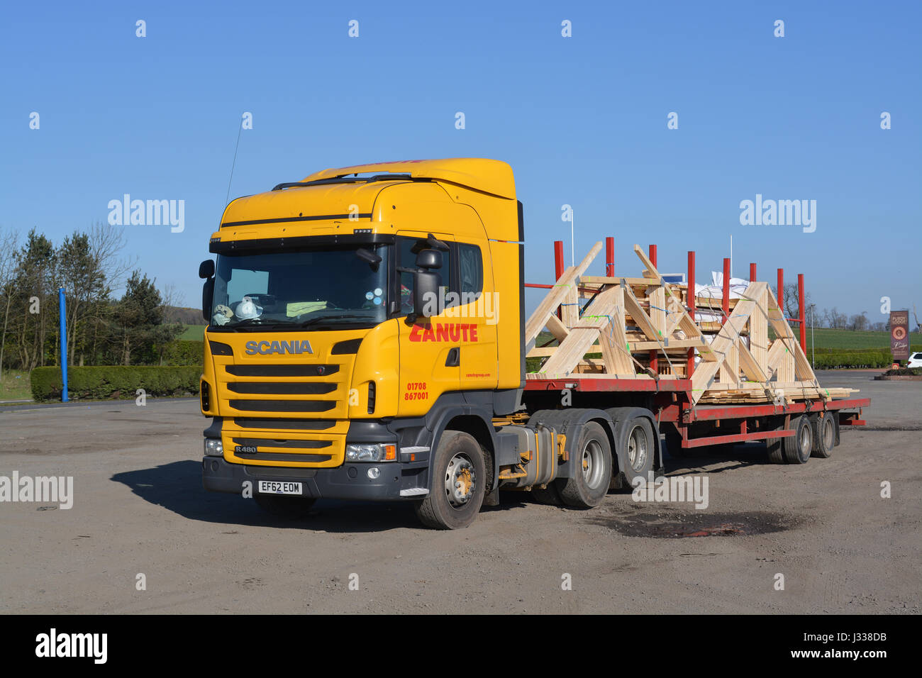 Scania R480 Camion Banque D'Images