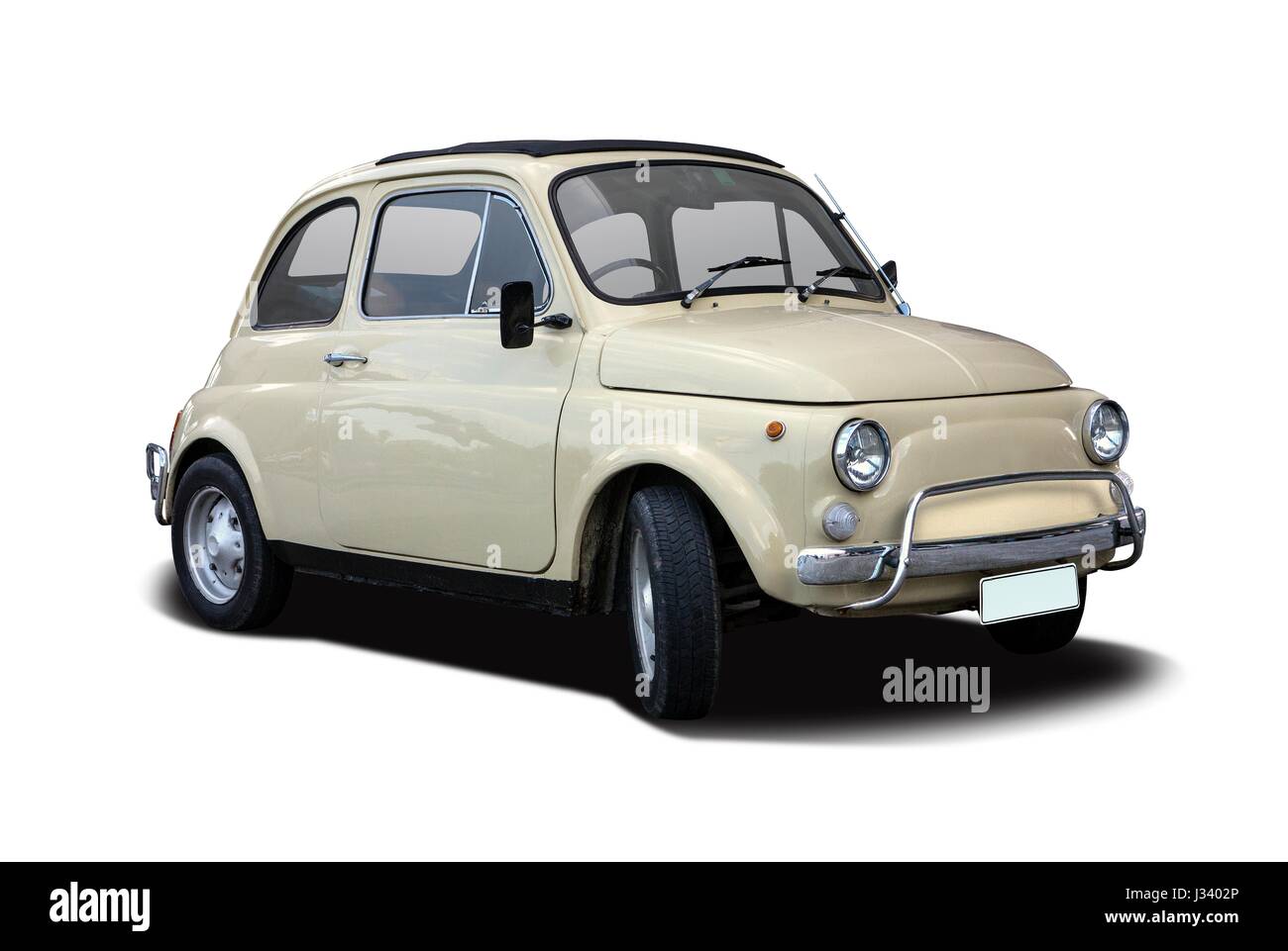 Voiture berline classique italien isolé sur blanc voiture berline classique italien isolated on white Banque D'Images