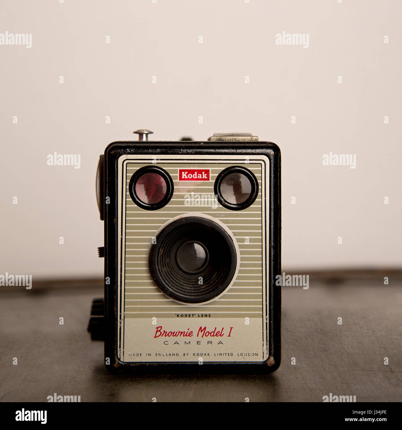 Vintage / Retro / Old Fashioned Camera Pentax Flash noir et blanc Banque D'Images