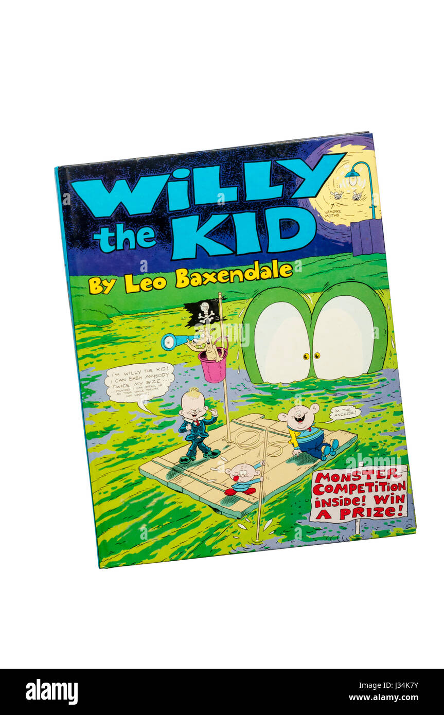 Willy the Kid par Leo Baxendale. D'abord publié en 1976. Banque D'Images