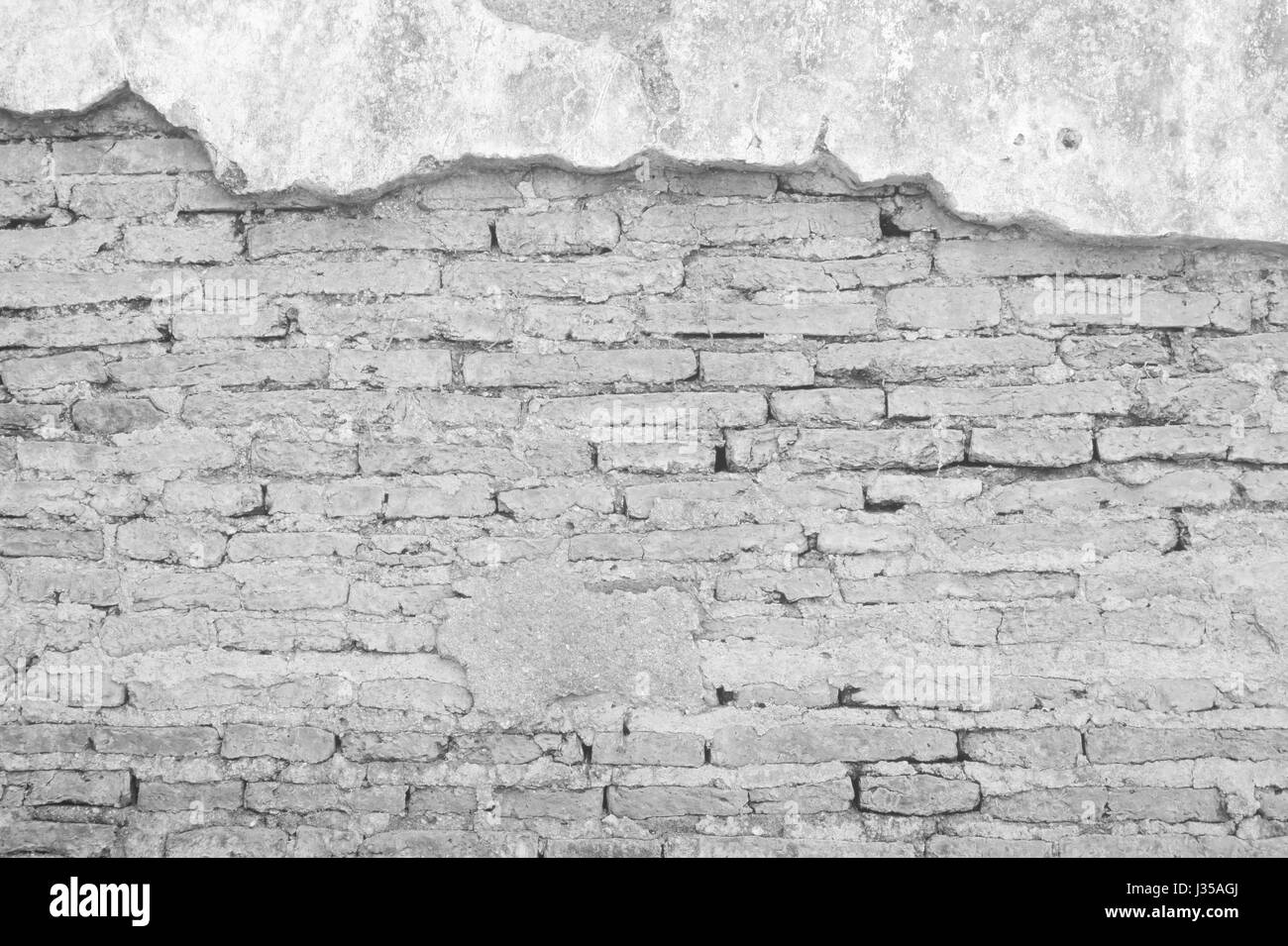 La texture du mur de ciment blanc Arrière-plan. Banque D'Images