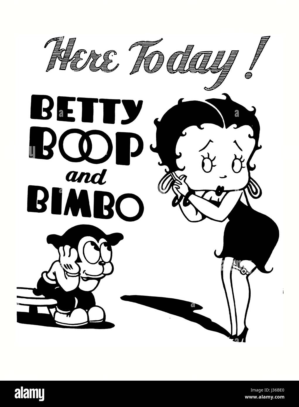 Betty Boop 1930. Il est interdit de reproduire la photo hors contexte de la promotion du film. Il doit être porté au crédit de l'entreprise de film et/ou le photographe attribué par ou autorisé par/admis sur l'ensemble de l'entreprise cinématographique. Limitée à un usage éditorial. Photo12 n'accorde pas le droit à l'image des personnes représentées. Banque D'Images