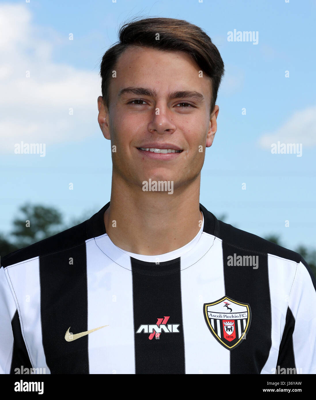 La Ligue Italienne Serie B -2016-2017 / ( Ascoli Picchio C.F. 1898 ) - Melker Hallberg Banque D'Images