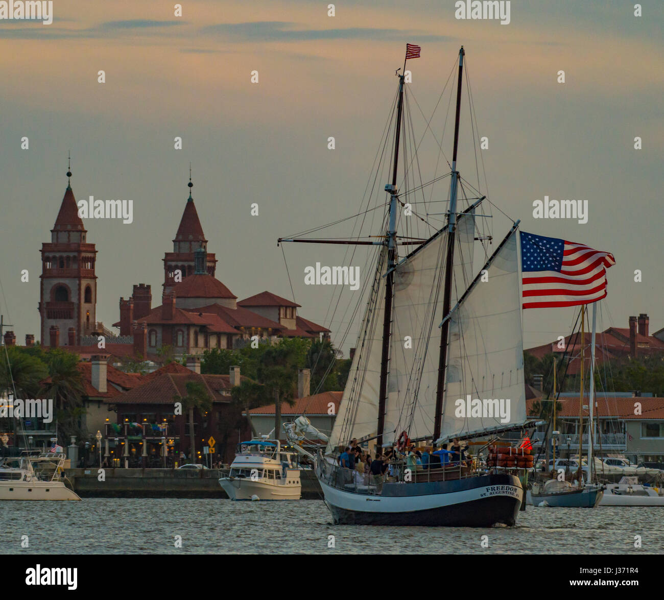 Matanzas Bay, St Augustine Banque D'Images