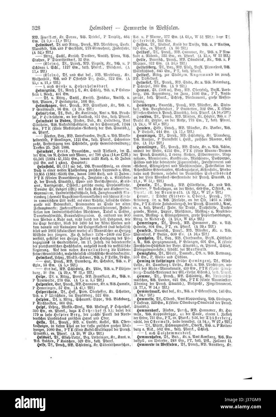 De Ortslexikon, écrit par Neumann, est une œuvre géographique qui détaille les lieux et les lieux dans une région particulière, fournissant un lexique détaillé des noms de lieux, y compris leur signification et leur signification historique. Banque D'Images