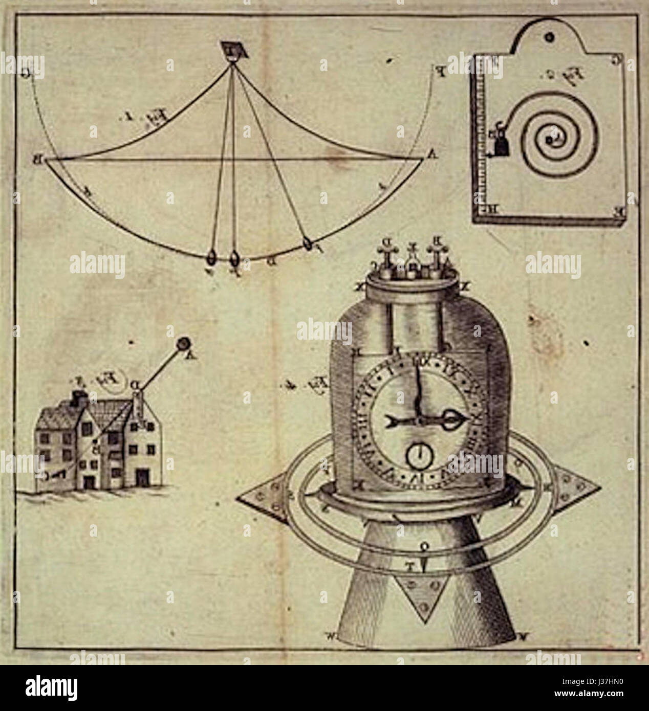 Le chronomètre de Jeremy Thacker fait référence à un chronométrage historiquement conçu par Thacker, remarquable pour sa précision et son savoir-faire. Les chronomètres Thackerâ€™ sont reconnus pour leur rôle dans la navigation et l'histoire maritime. Banque D'Images