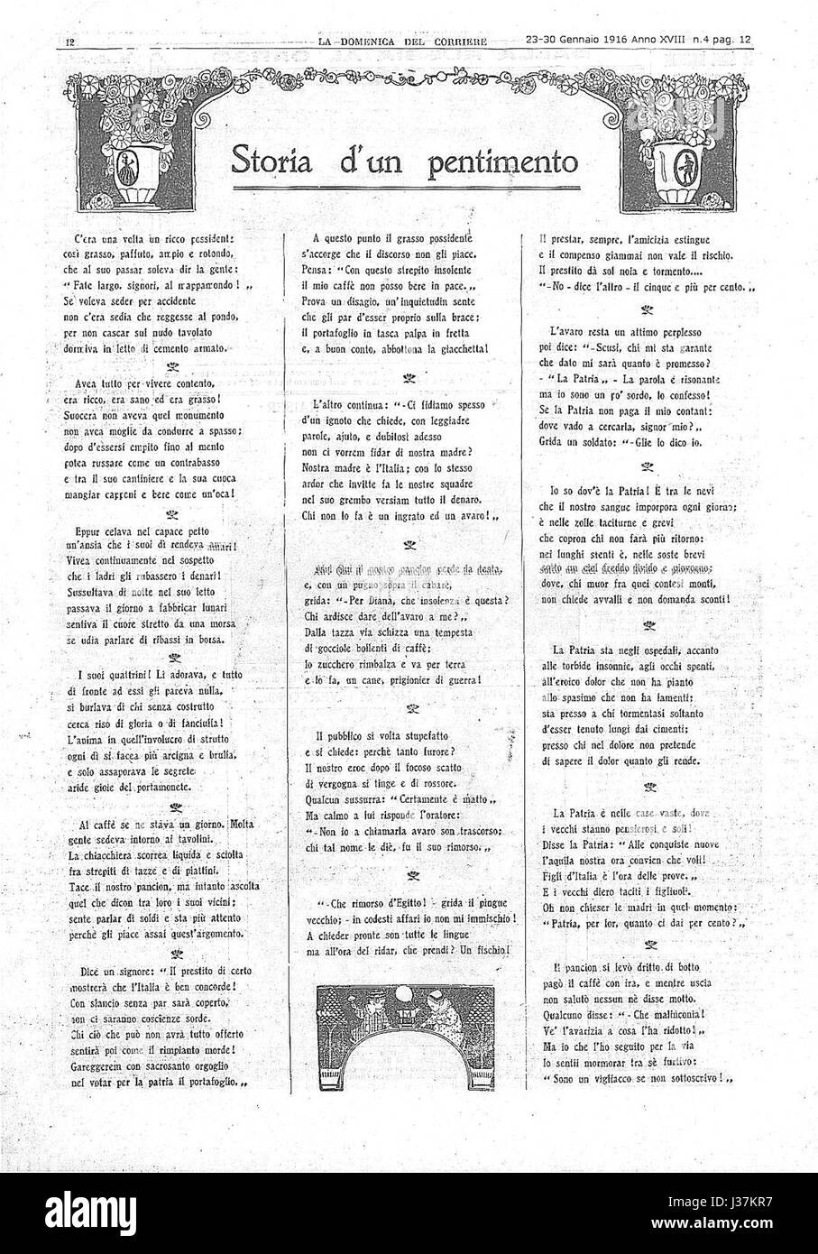 DC 1916 0412 Storia di un pentimento Banque D'Images DC 1916 0412 Storia di un pentimento Banque D'Images