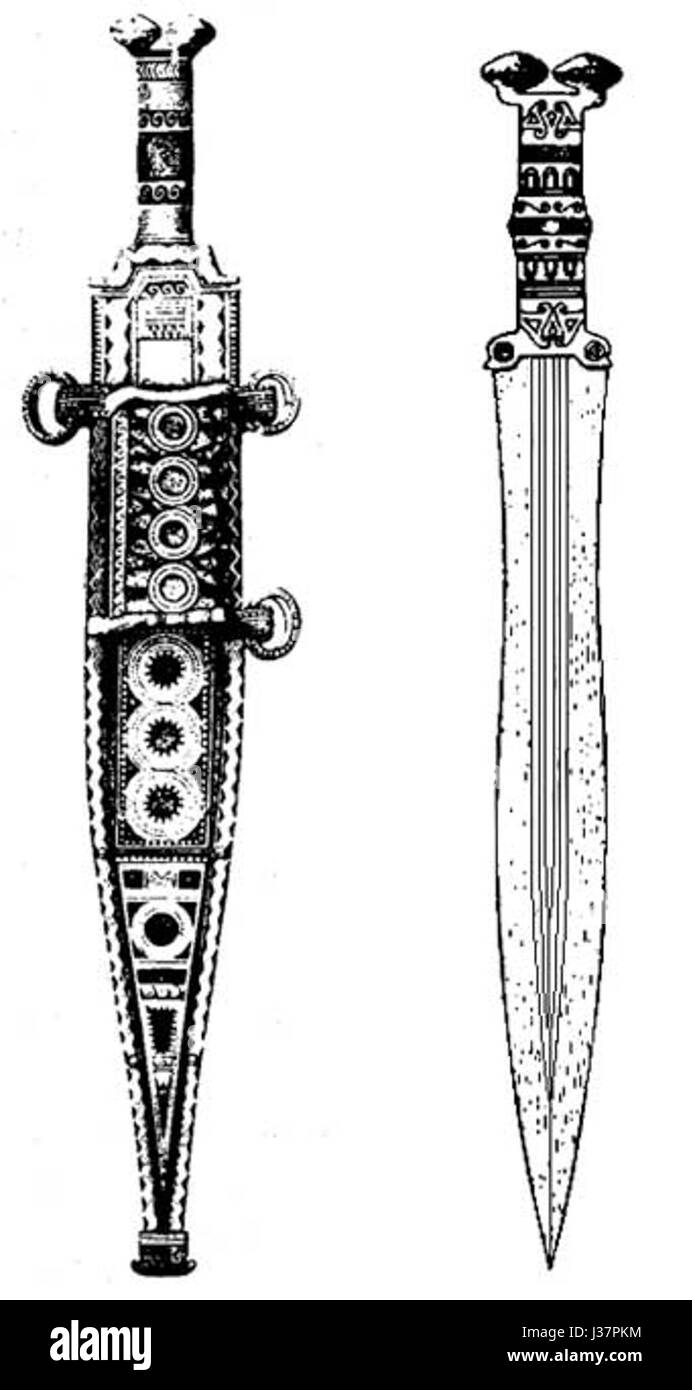 Cogotas II (dagas) fait référence à une phase de l'âge du fer, en particulier le deuxième âge du fer dans la péninsule ibérique. Cette période est connue pour ses artefacts distinctifs, y compris les poignards, et reflète le développement culturel de l'époque. Banque D'Images Cogotas II (dagas) fait référence à une phase de l'âge du fer, en particulier le deuxième âge du fer dans la péninsule ibérique. Cette période est connue pour ses artefacts distinctifs, y compris les poignards, et reflète le développement culturel de l'époque. Banque D'Images