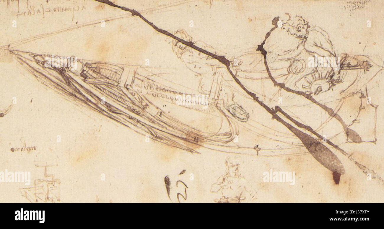 Dessins pour un bateau Banque D'Images