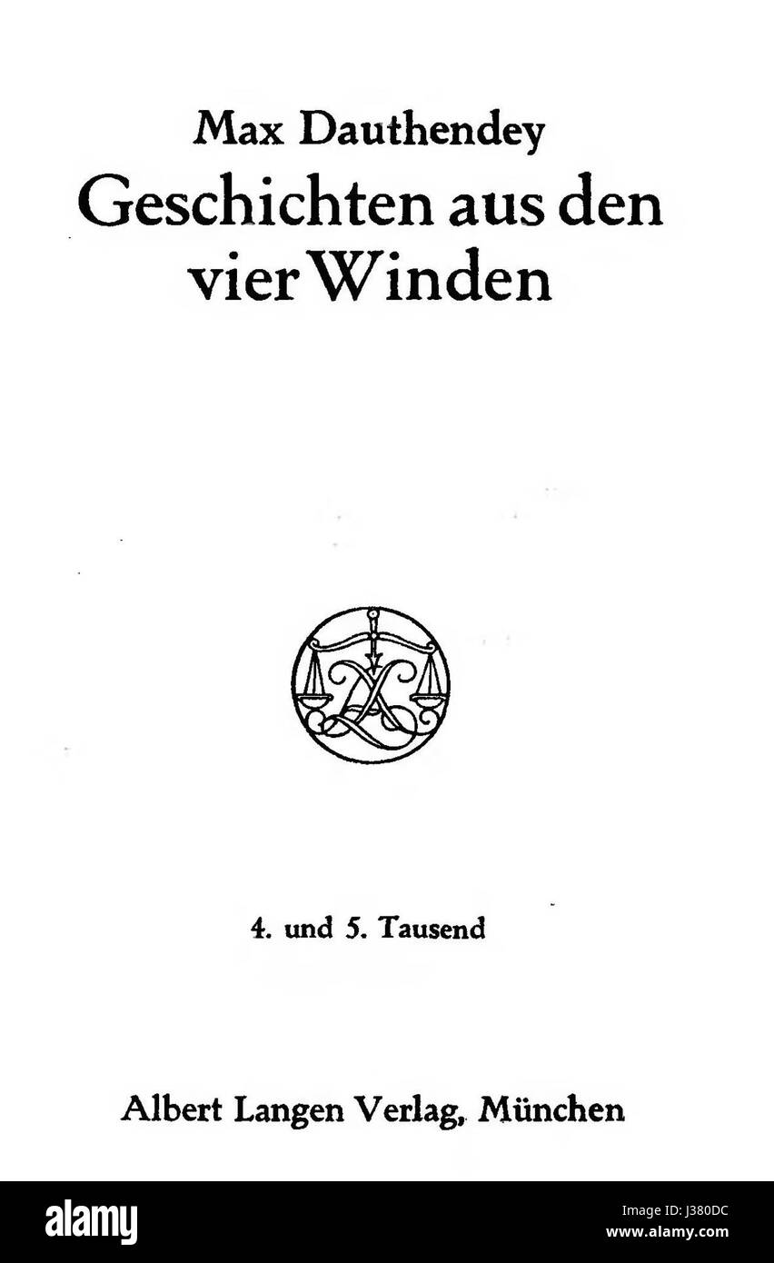 Geschichten aus den vier Winden est une œuvre littéraire qui explore un éventail de récits de diverses régions. Sa couverture reflète généralement les thèmes des histoires mondiales ou interculturelles, touchant diverses expériences humaines. Banque D'Images