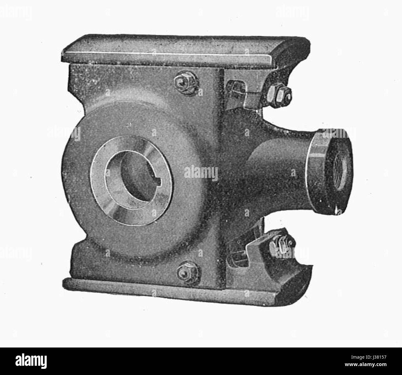 Traverse cylindrique (nouveau catéchisme de la machine à vapeur, 1904) Banque D'Images