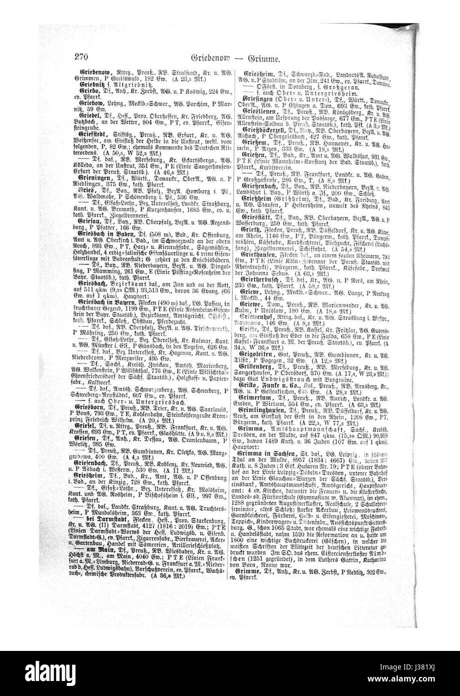 'De Ortslexikon' de Neumann est un ouvrage de référence qui fournit des informations détaillées sur les localités d'une certaine région. Il est utilisé comme une ressource précieuse pour la recherche géographique et historique, avec un accent particulier sur l'histoire des lieux. Banque D'Images