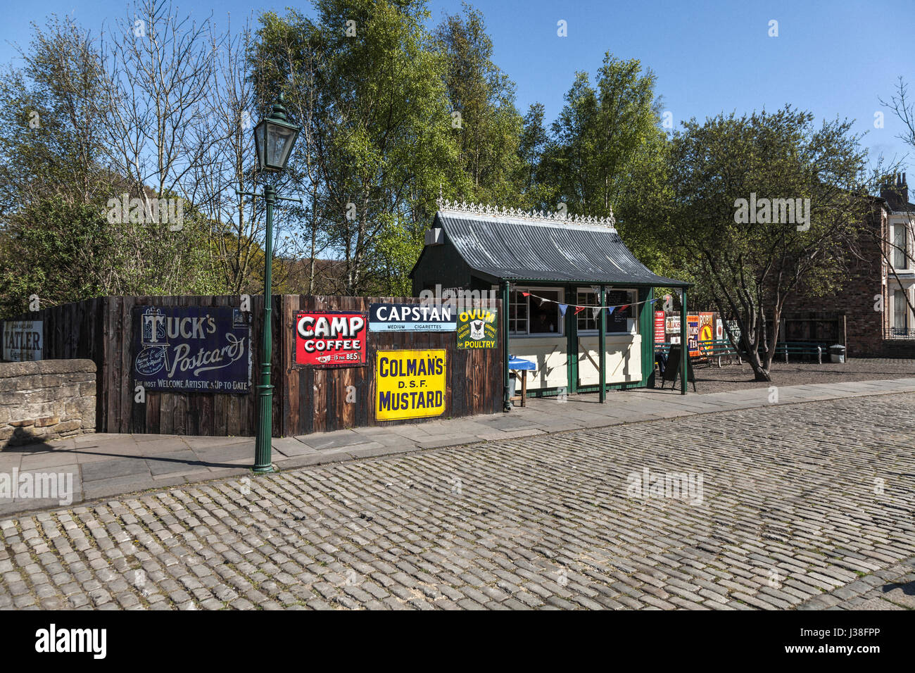 Un thé et un café au musée Beamish,Co.Durham, Angleterre, Royaume-Uni Banque D'Images