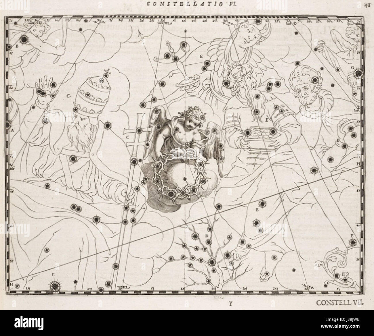 Coelum Stellatum Christianum 07 Banque D'Images