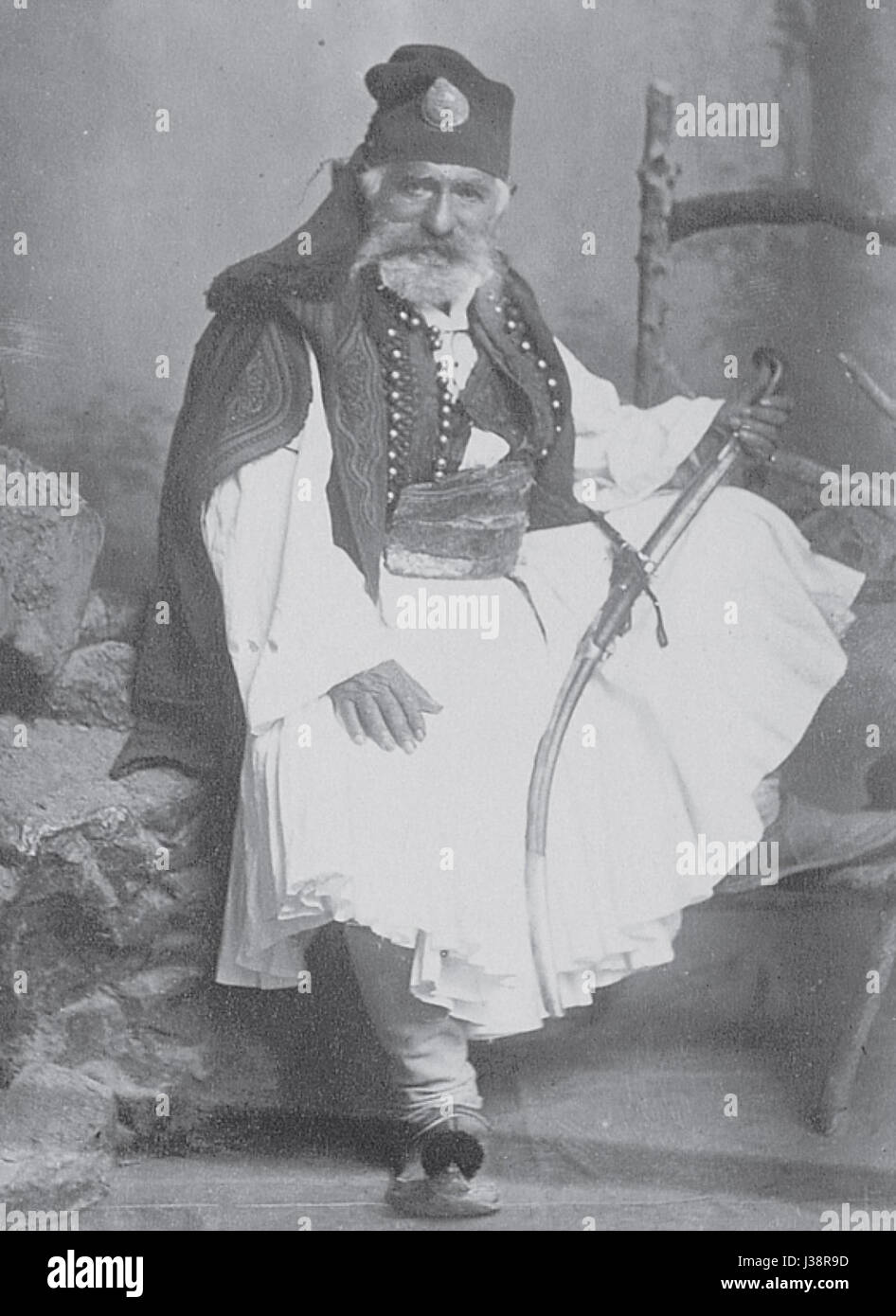 Grec Fustanella Crimée Banque D'Images