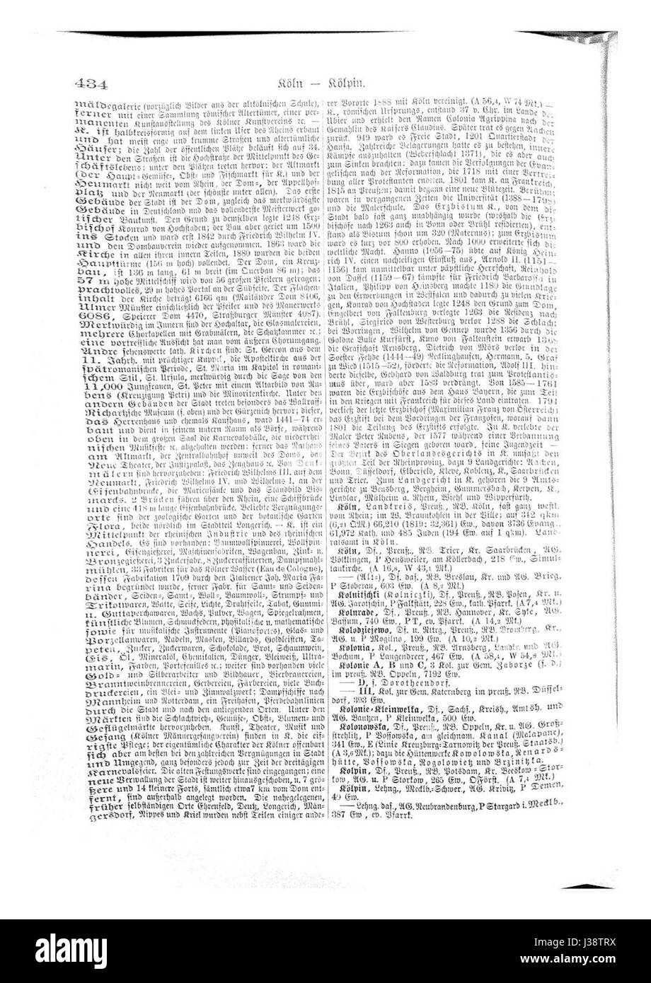 De Ortslexikon (Neumann) 0539 Banque D'Images