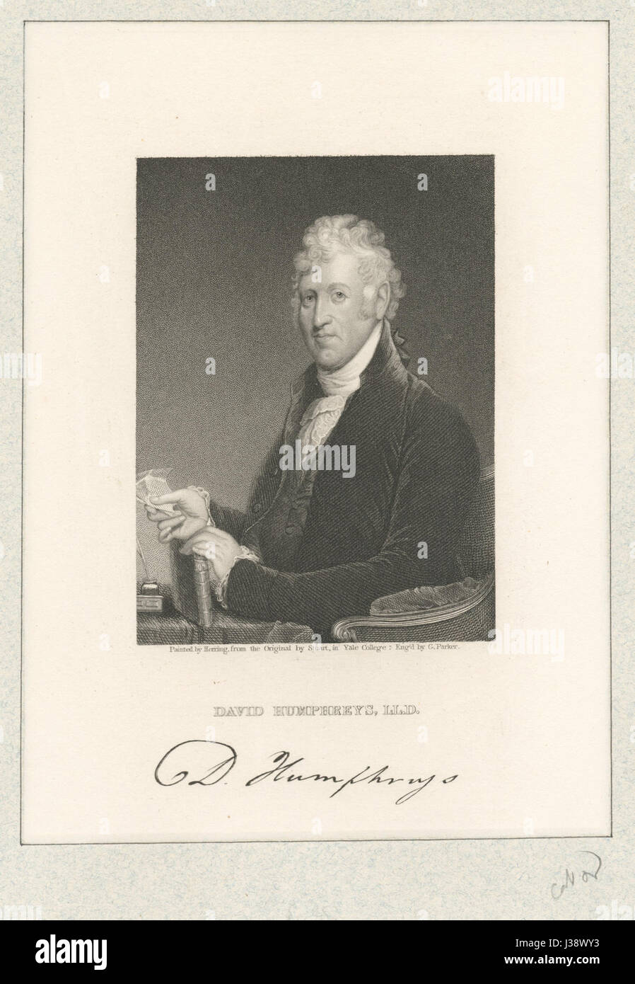 David Humphreys, LL.D (NYPL b12349142 421783) Banque D'Images