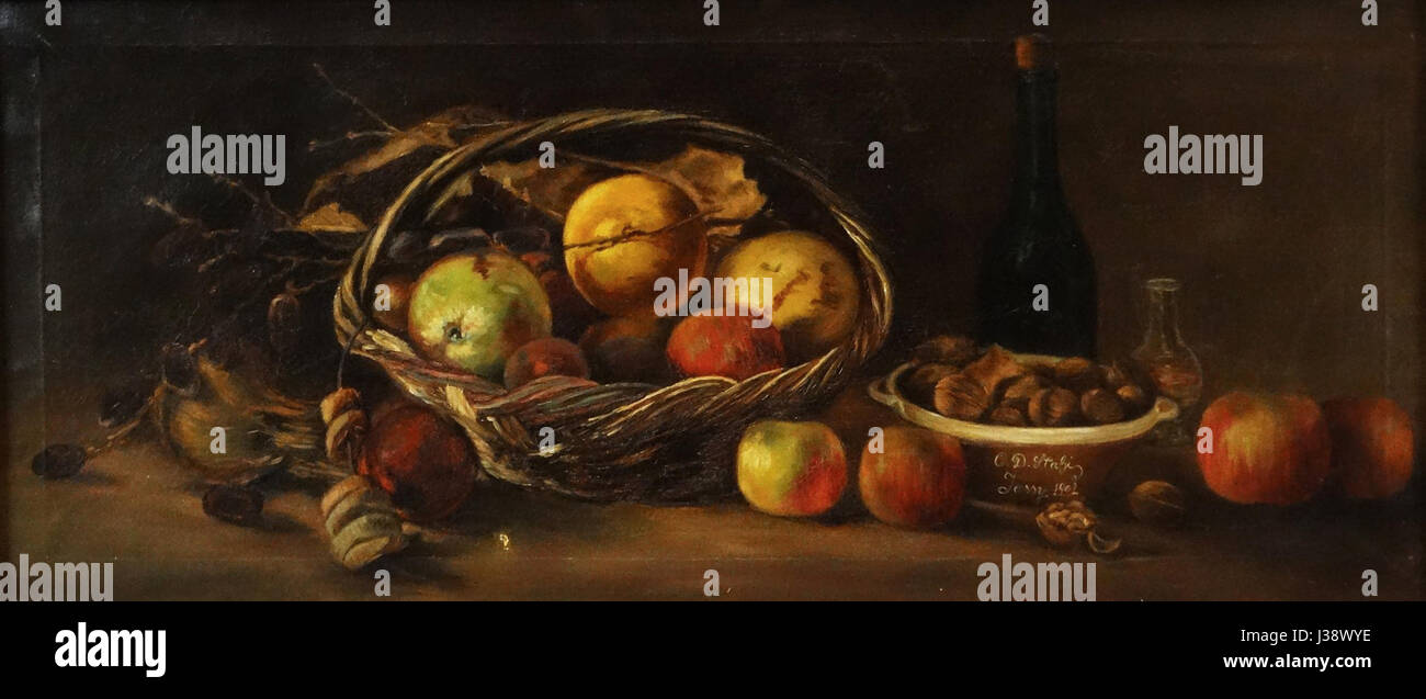 Constantin Daniel Stahi Natura statica cu fructe (1) Banque D'Images