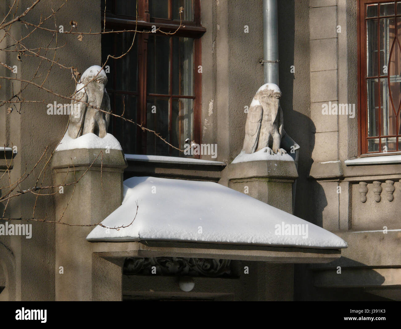 Maison aux chimères chimères dans Kharkov Banque D'Images