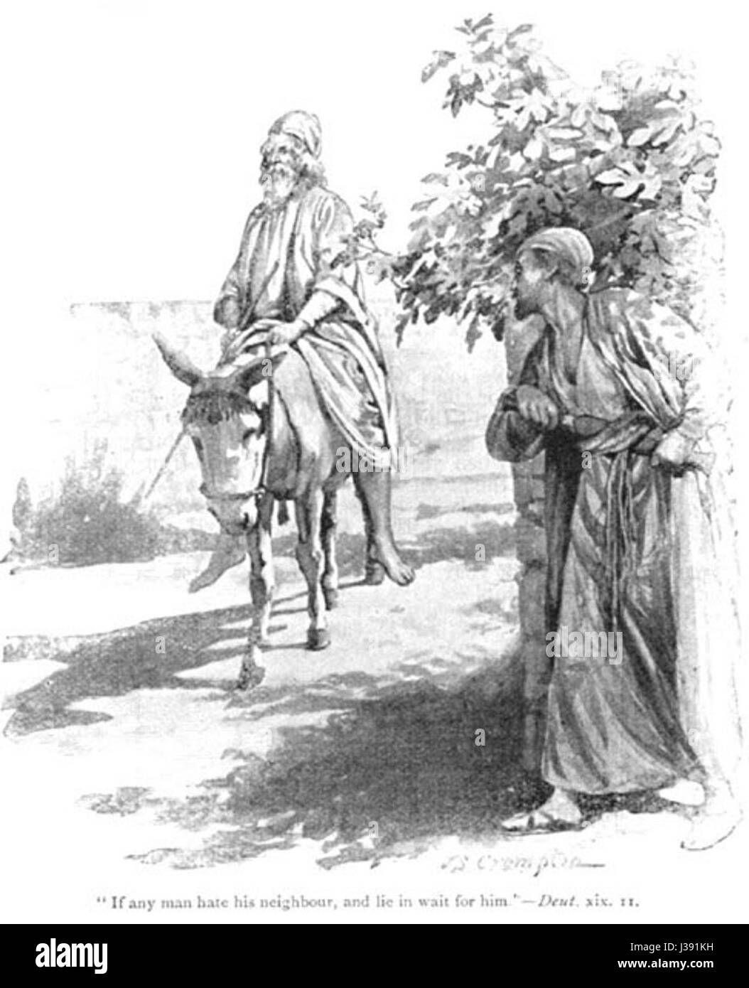 If Any Man Hate his Neighbor de Crompton est probablement une œuvre littéraire explorant les thèmes des relations humaines, des conflits et des questions sociétales, en mettant l'accent sur l'empathie et les leçons morales. Banque D'Images