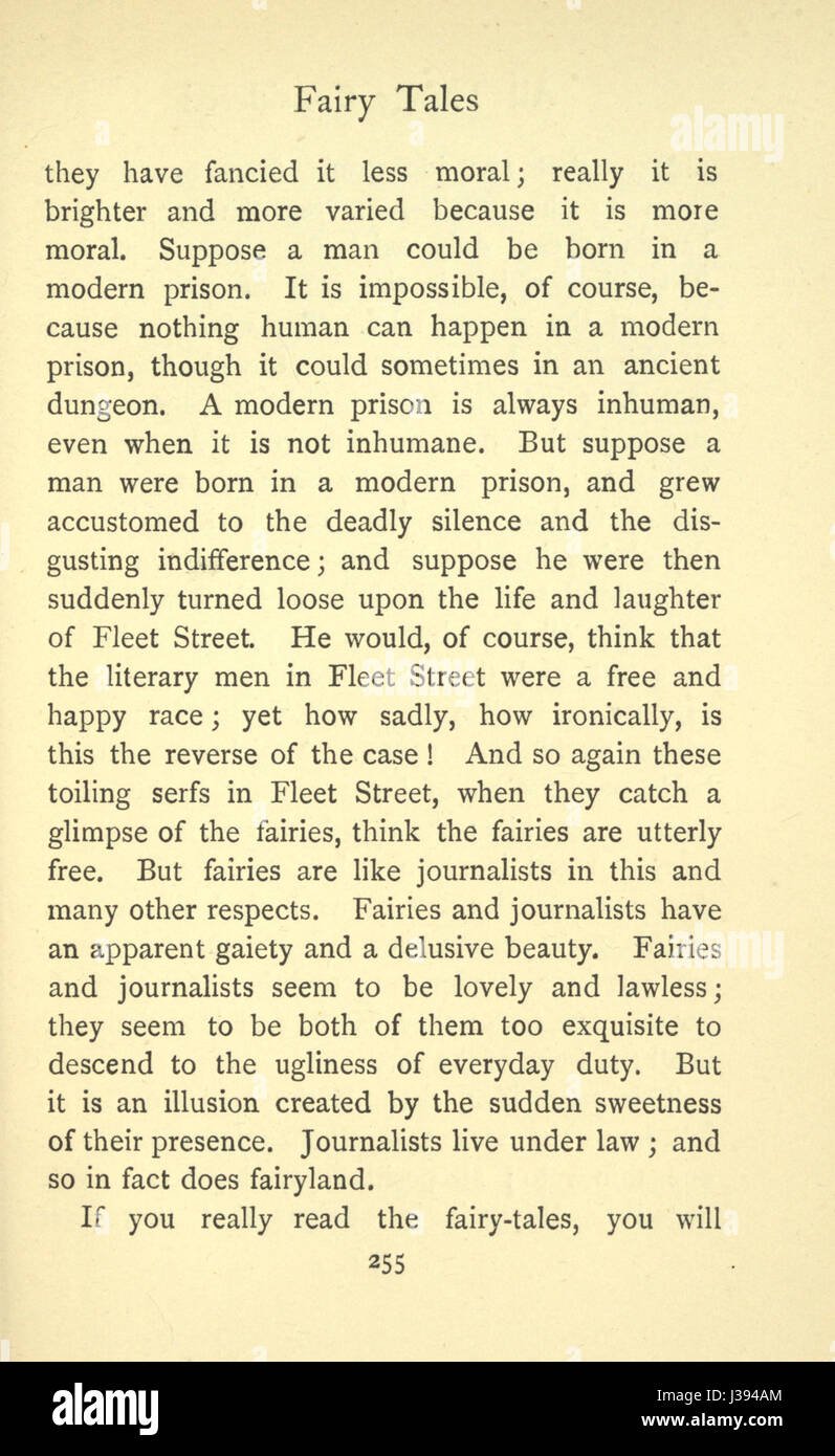Chesterton toutes les choses considérées, p. 255 Banque D'Images
