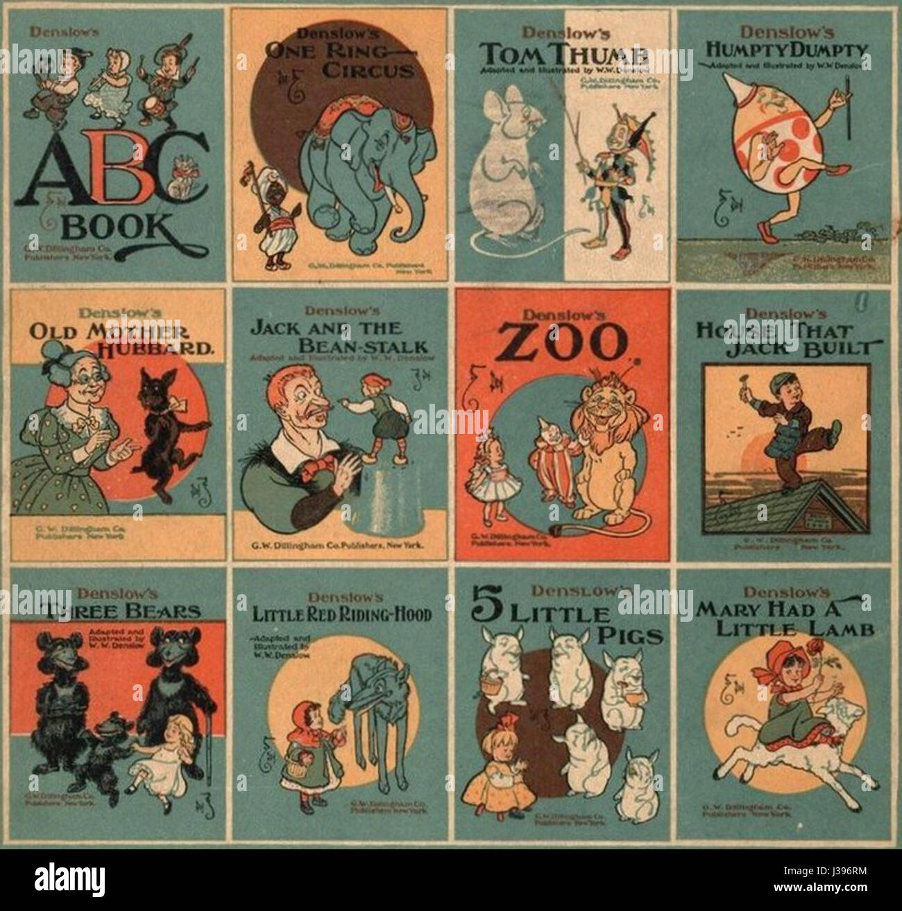 Denslow trois ours du pg 16 Banque D'Images