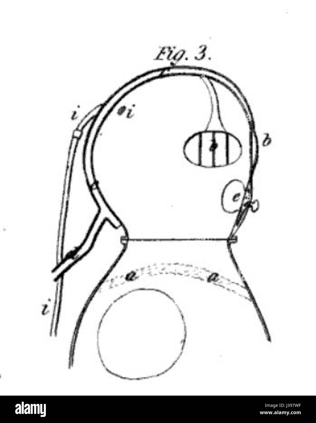 Dean 1825 casque de fumée Banque D'Images