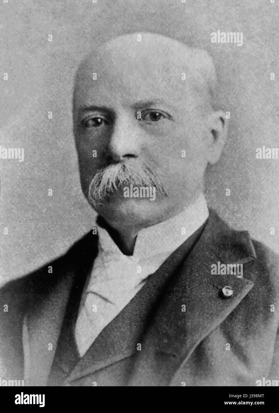 Charles Leale était un éminent médecin américain connu pour son rôle dans le traitement médical du président Abraham Lincoln après qu'il a été abattu en 1865. Cette image est tirée d'un récit historique de sa vie et de ses contributions médicales. Banque D'Images