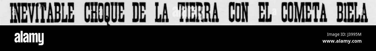 Cometa biela titulaire de prensa Banque D'Images