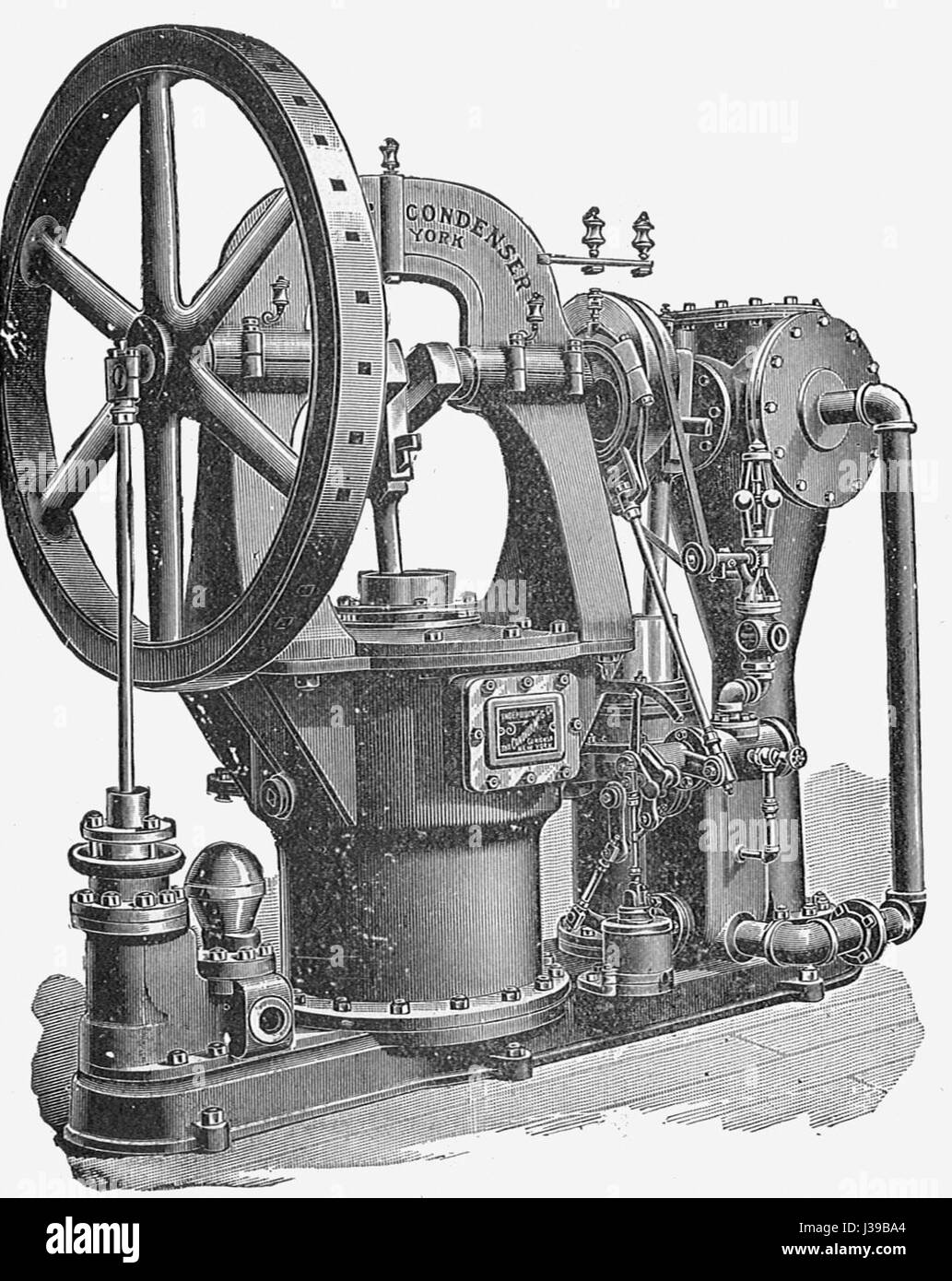 Conover jet condenseur et la pompe à air (nouveau catéchisme de la machine à vapeur, 1904) Banque D'Images