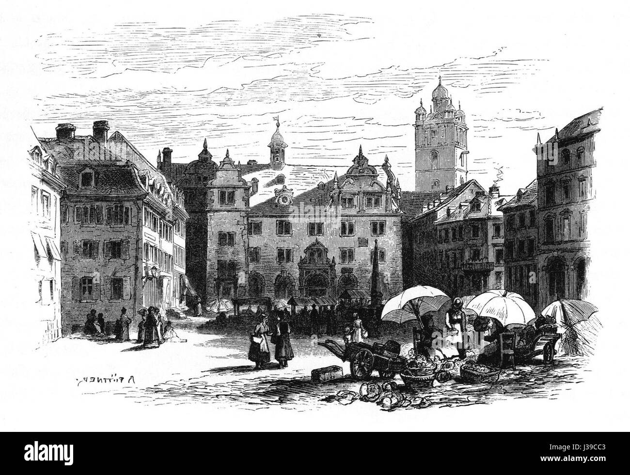 18751 Darmstadt Banque D'Images