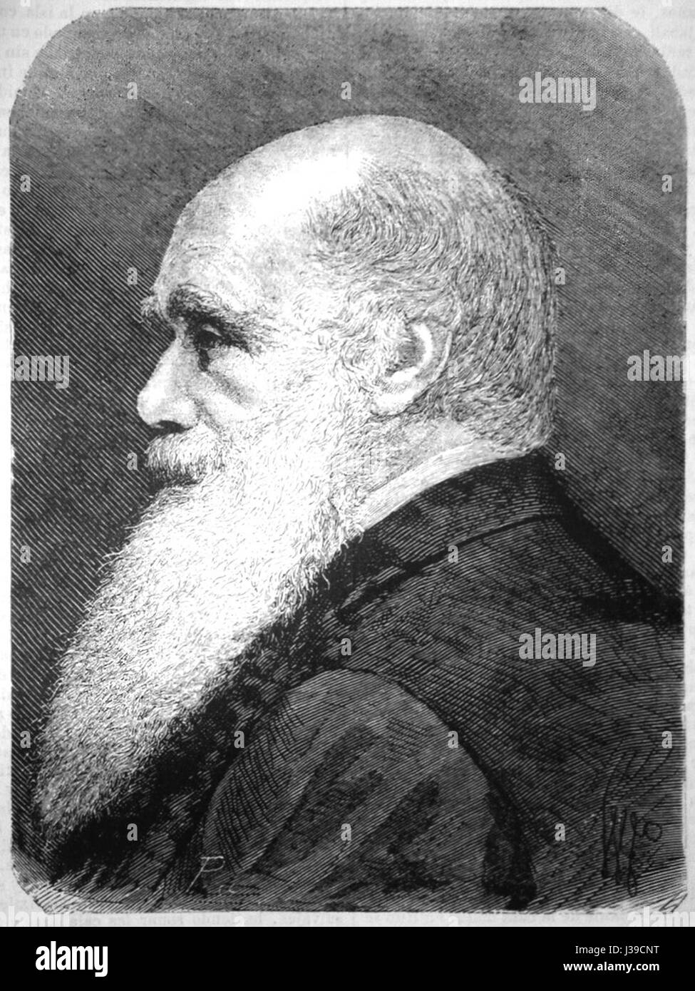 Il s'agit d'un document historique ou d'une photographie liée au travail ou à la vie de Charles Darwin au Michigan (mi) en 1882. Il pourrait s'agir de ses études sur l'évolution ou des interactions avec la communauté scientifique pendant cette période. Banque D'Images