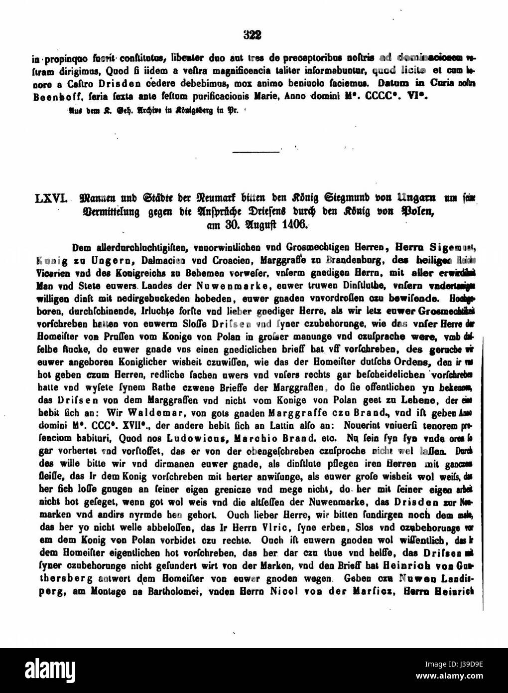 DE CDB 1 18 322 peut faire référence à un catalogue ou à une référence archivistique, peut-être dans une collection liée à l'histoire, à la culture ou à un sujet spécifique. Banque D'Images