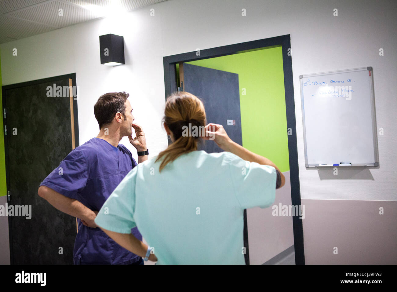 MÉDECIN DE MONTAGNE Banque D'Images