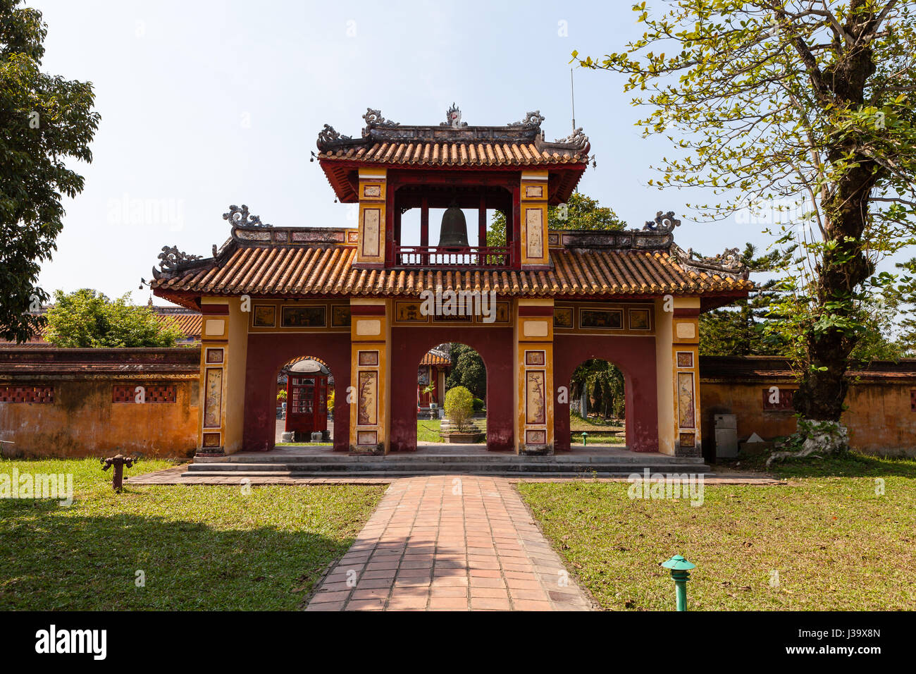 La Citadelle impériale (cité impériale), Hue, Vietnam Banque D'Images