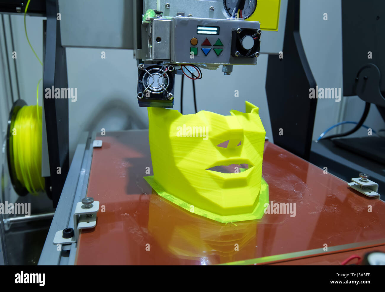 L'imprimante 3D,machine d'impression en trois dimensions Banque D'Images