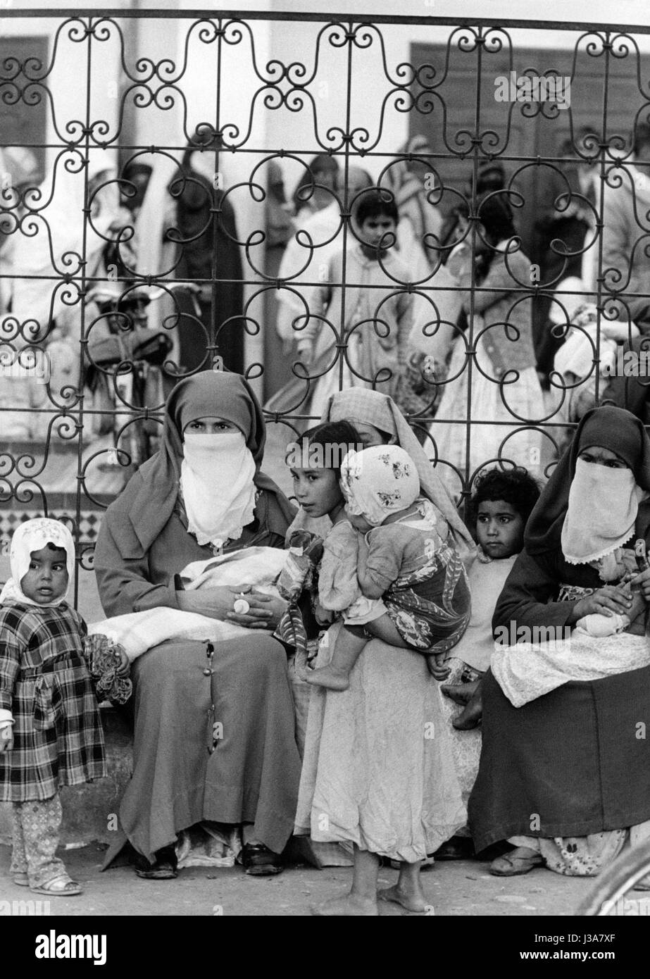 Les femmes au Maroc, 1950 Banque D'Images