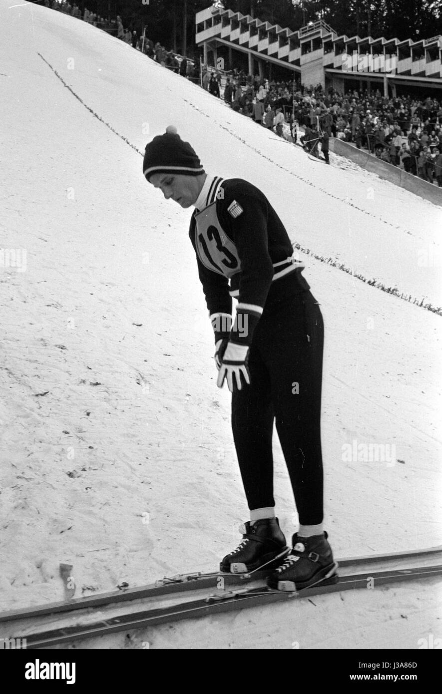 Tournoi de quatre collines 1963/64 : individuelle de saut à Innsbruck, 1964 Banque D'Images