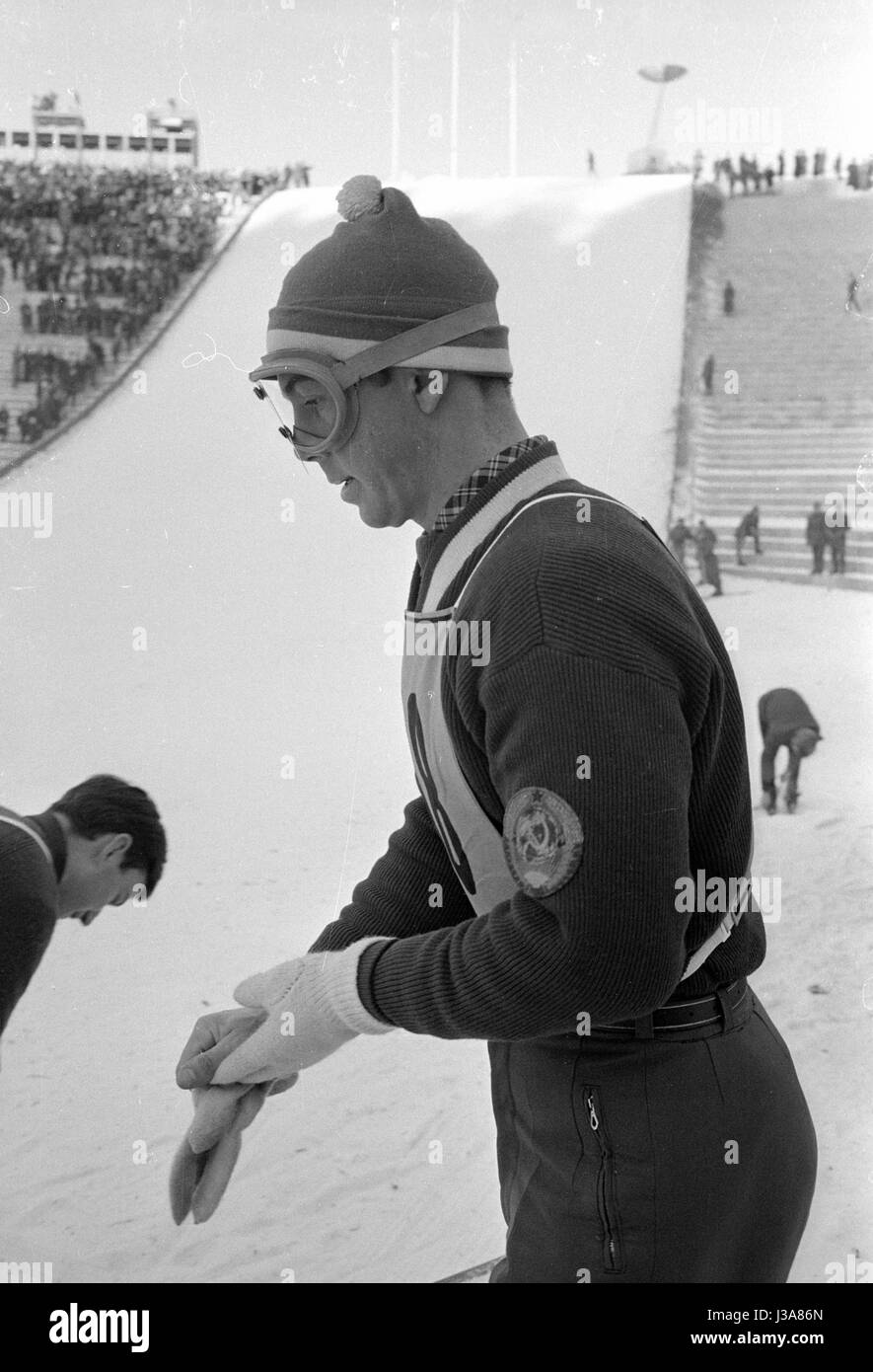 Tournoi de quatre collines 1963/64 : individuelle de saut à Innsbruck, 1964 Banque D'Images