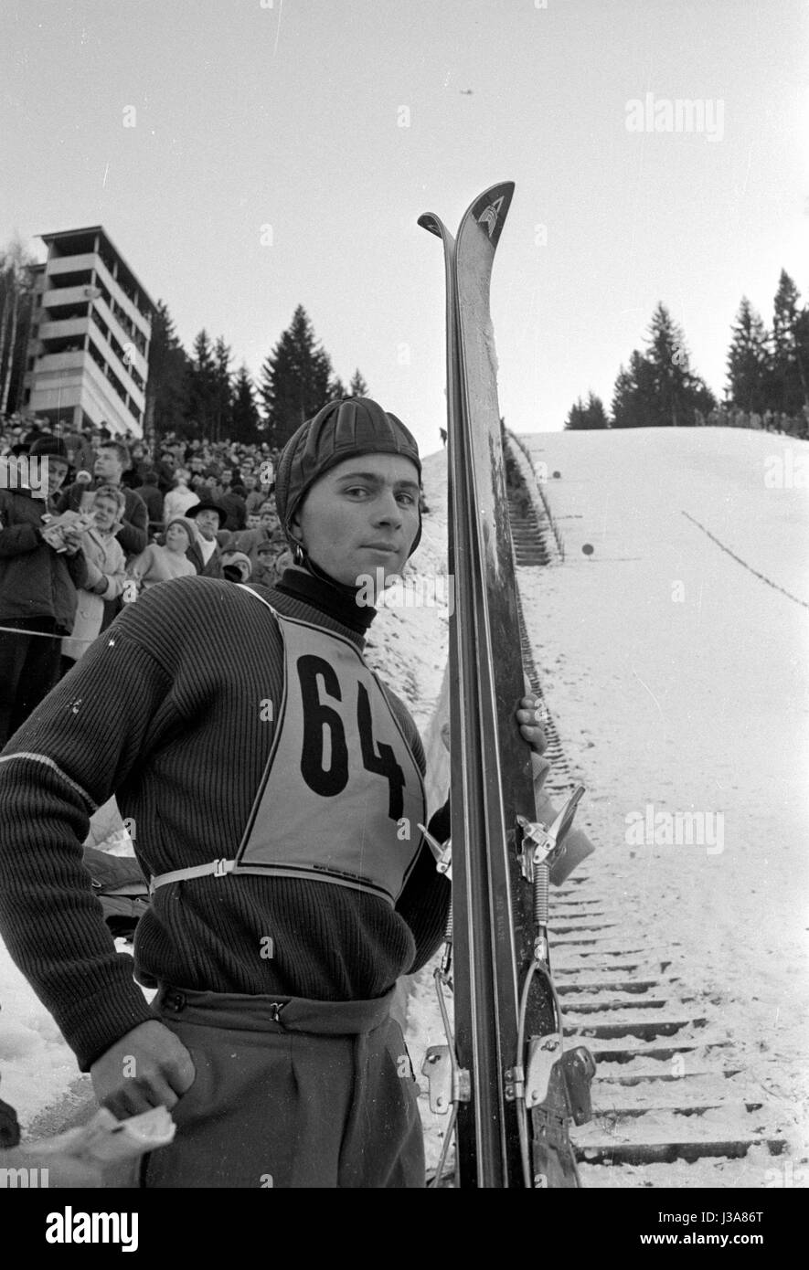 Tournoi de quatre collines 1963/64 : individuelle de saut à Innsbruck, 1964 Banque D'Images