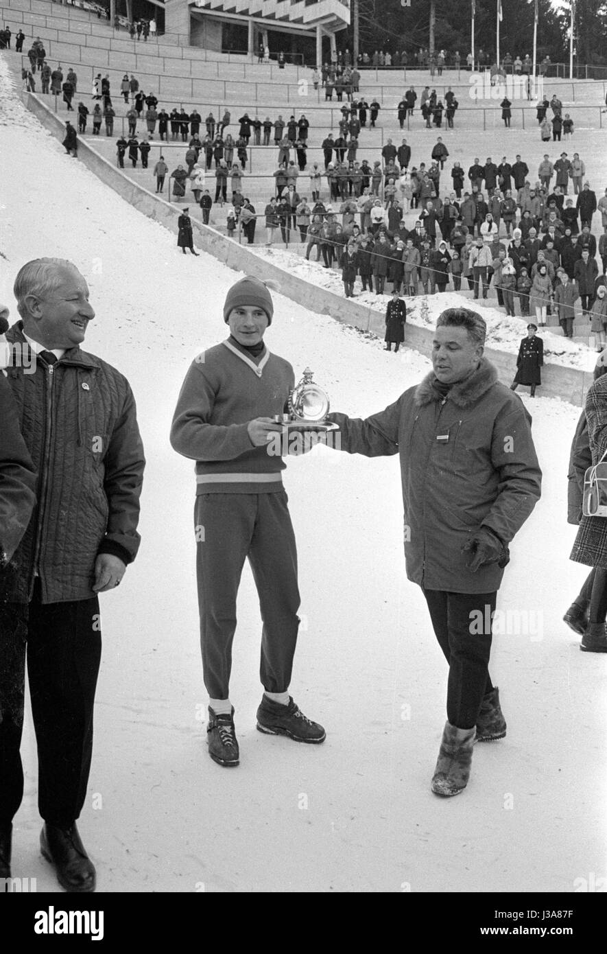 Tournoi de quatre collines 1963/64 : individuelle de saut à Innsbruck, 1964 Banque D'Images