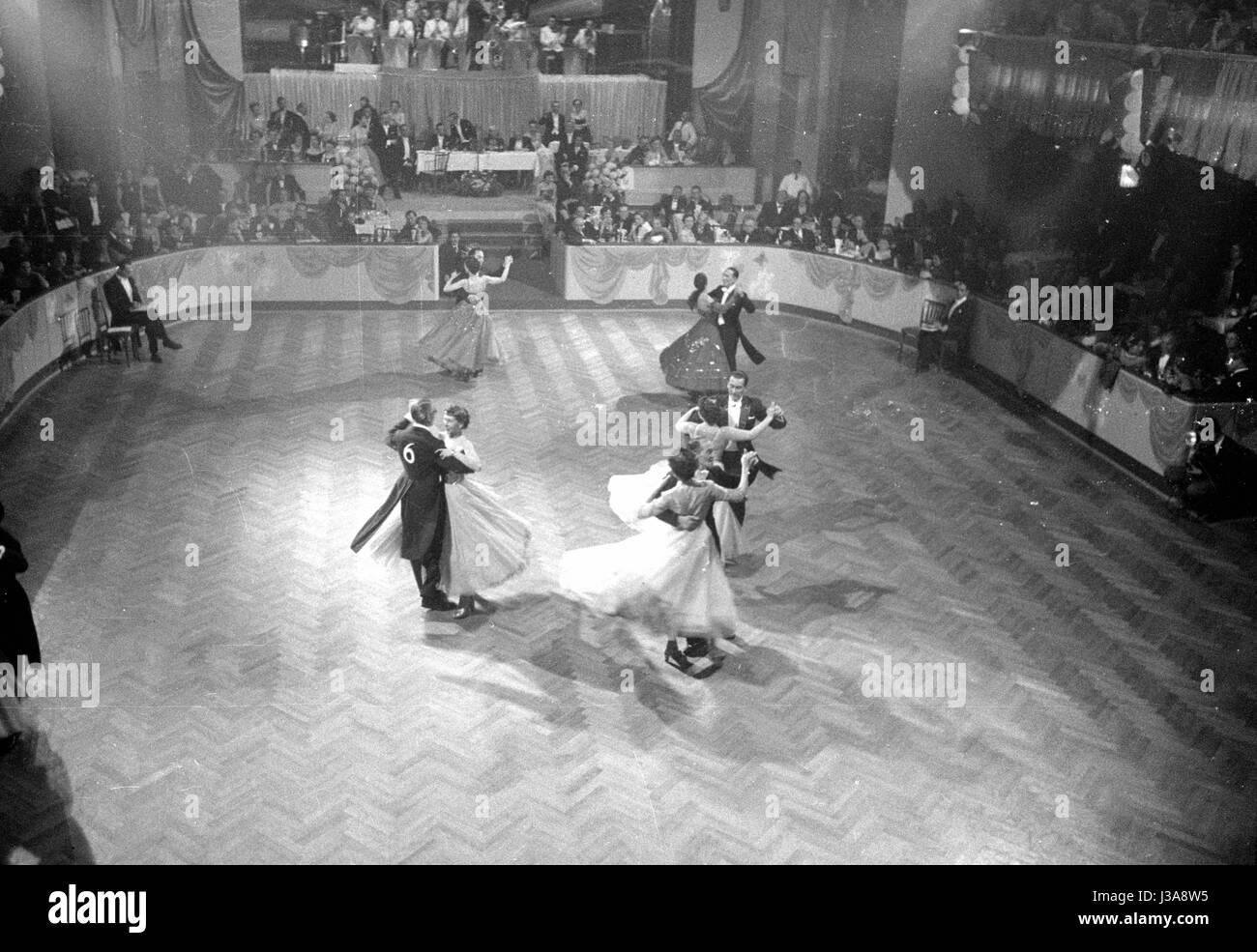 Concours international de danse à Munich, 1952 Banque D'Images