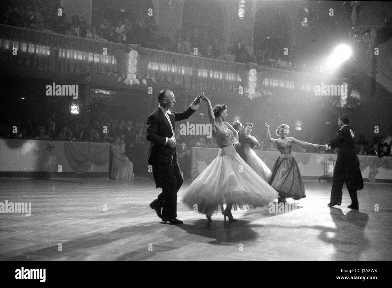 Concours international de danse à Munich, 1952 Banque D'Images