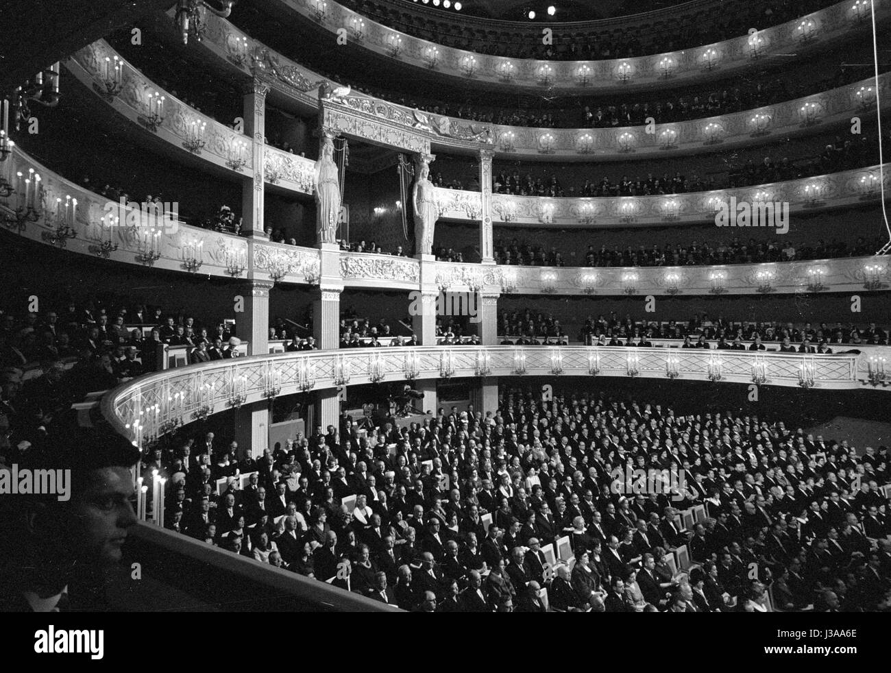 Réouverture de l'Théâtre National de Munich, 1963 Banque D'Images