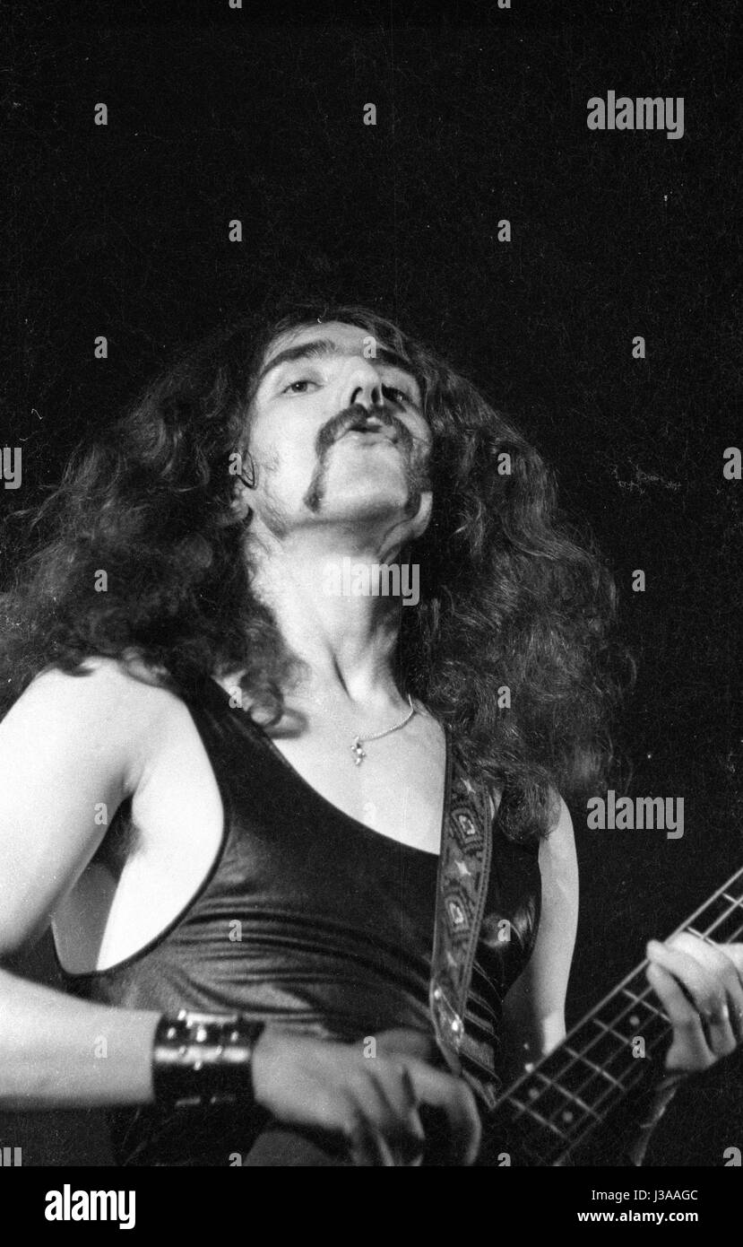 Apparition de Black Sabbath à un festival de rock à Munich, 1970 Banque D'Images