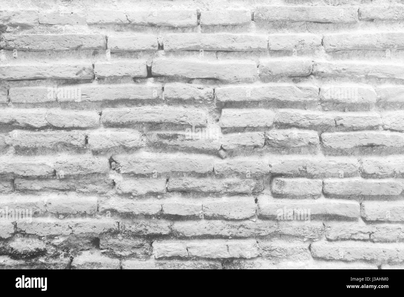 White Brick Wall Texture Background. Banque D'Images