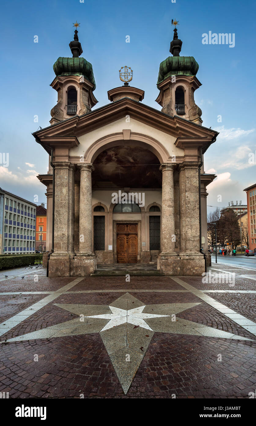 Johanneskirche à Innsbruck, Tirol, Autriche Banque D'Images