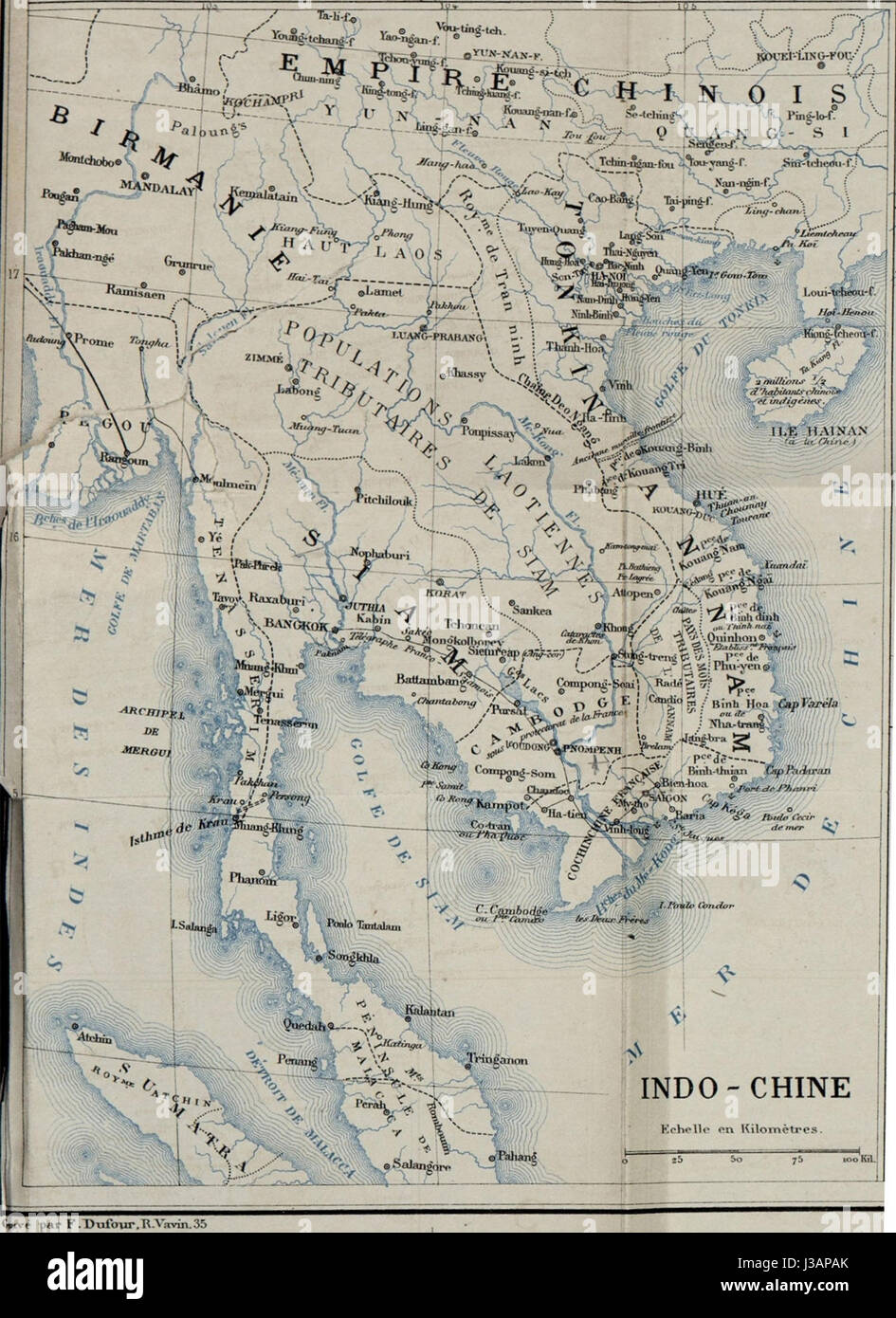 Dong Duong était une figure importante à la fin du XIXe siècle, connue pour ses contributions culturelles et artistiques au Vietnam. Son travail a influencé le développement du vietnamien moderne Banque D'Images