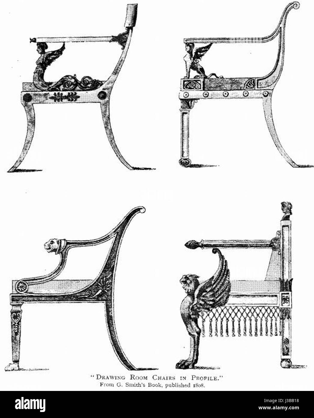 Dimensions Prix chaises, de Smith's Book Banque D'Images