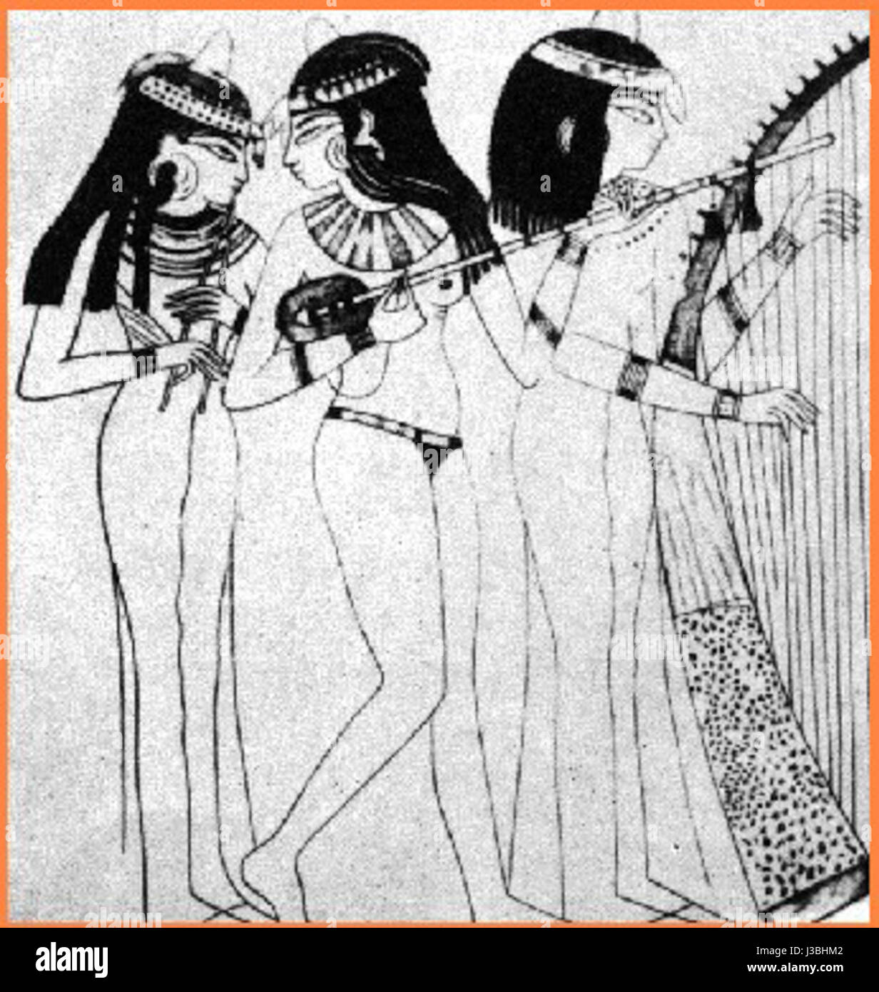 Les musiciens égyptiens ont joué un rôle important dans le façonnement des traditions musicales de regionâ™s. Leur travail, couvrant divers genres et instruments, reflète le patrimoine culturel et la diversité du paysage musical de Egyptâ€™. Banque D'Images